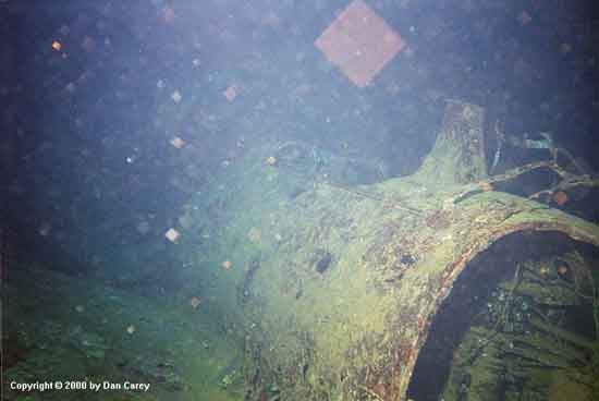 Zeke in hold of Fujikaw Maru