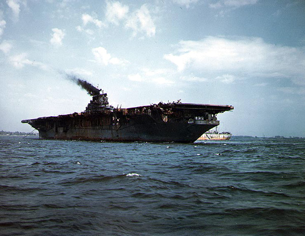 Pacific Wrecks - USS Franklin CV-13 (CVA-13 /CVS-13 / AVT-8)